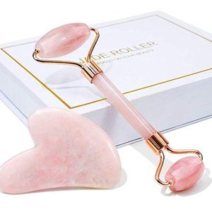 Jade Roller & Gua Sha, Face Roller, Facial Beauty Roller Skin Care